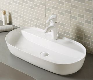 Раковина-чаша CeramaLux D1347 Белая 81.5 см